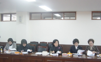 3월15일~간호과 교수님들과 학생간부들의 회의가 있었습니다^^